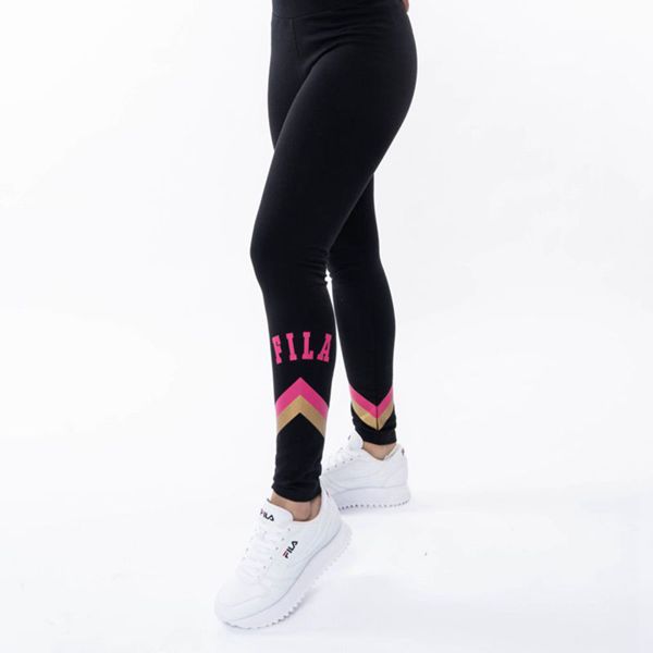 Fila Kirra Women's Leggings - Black/Purple,NZ 394-19683